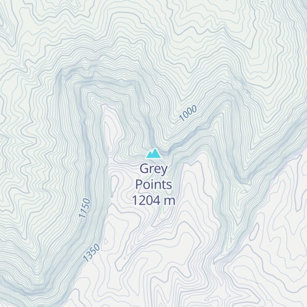 Map of Grey Points