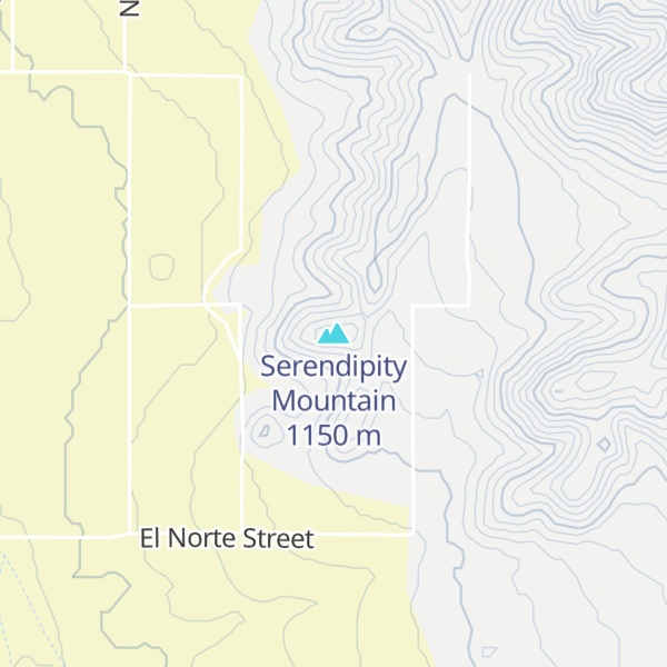 Map of Serendipity Mountain