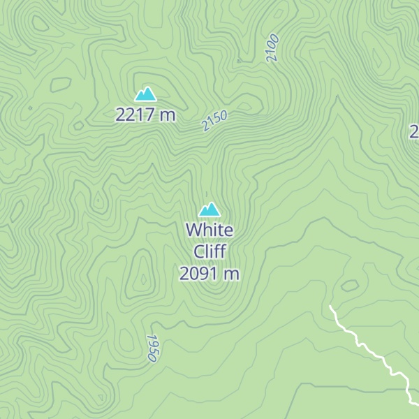 Map of White Cliff