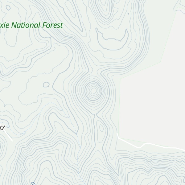 Map of Ox Valley Peak