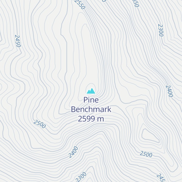 Map of Pine Benchmark