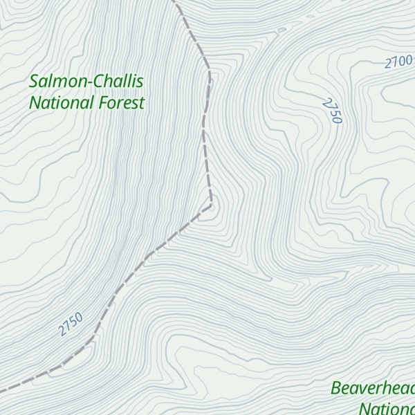 Map of Sheep Mountain