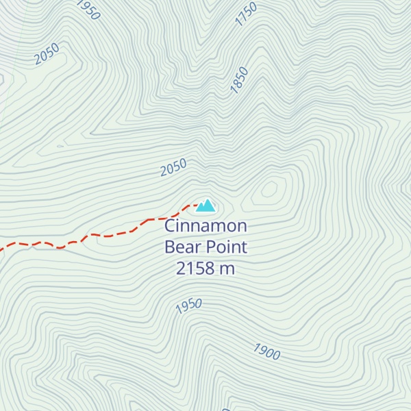 Map of Cinnamon Bear Point