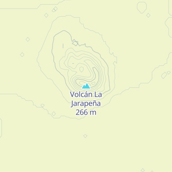 Map of Volcán La Jarapeña