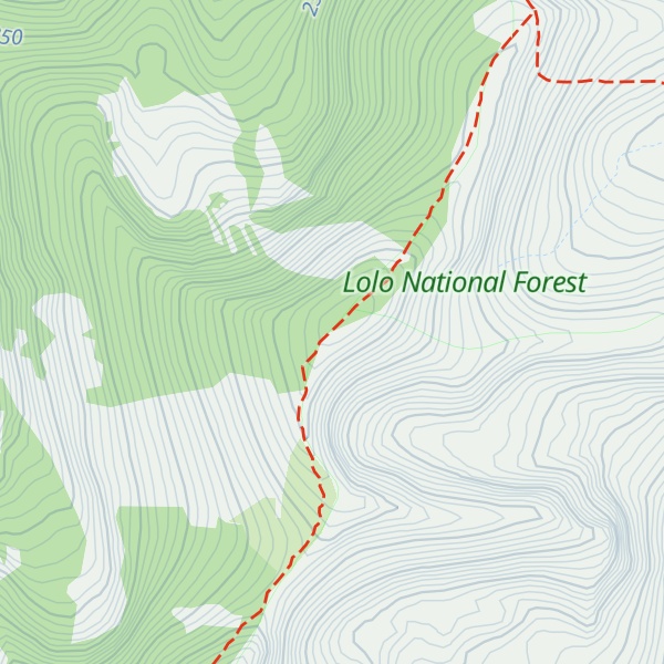 Map of Dome Shaped Mountain