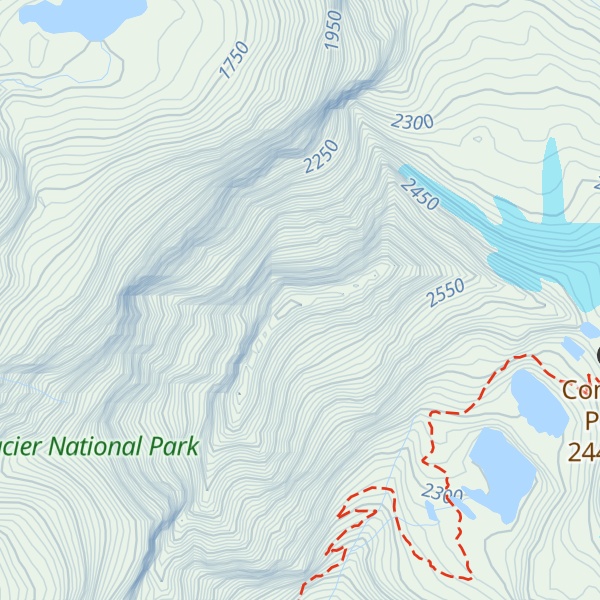 Map of Edwards Mountain