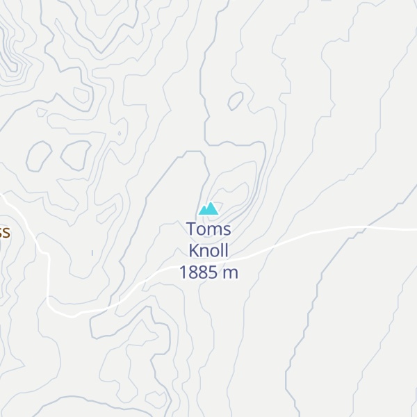 Map of Toms Knoll
