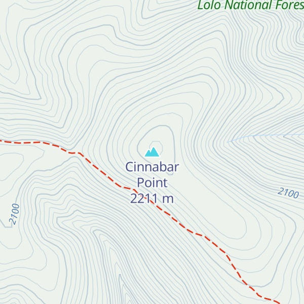 Map of Cinnabar Point