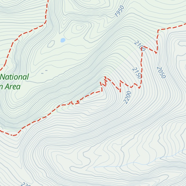 Map of Sheep Mountain