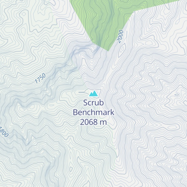 Map of Scrub Benchmark