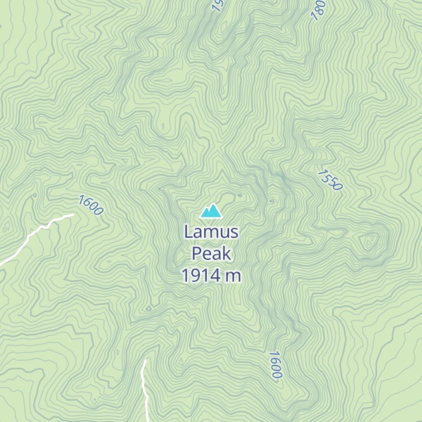 Map of Lamus Peak