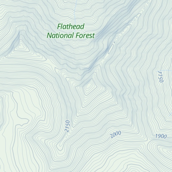 Map of Mount Penrose