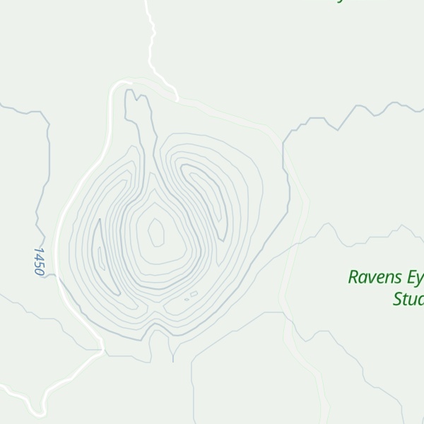 Map of Sand Butte