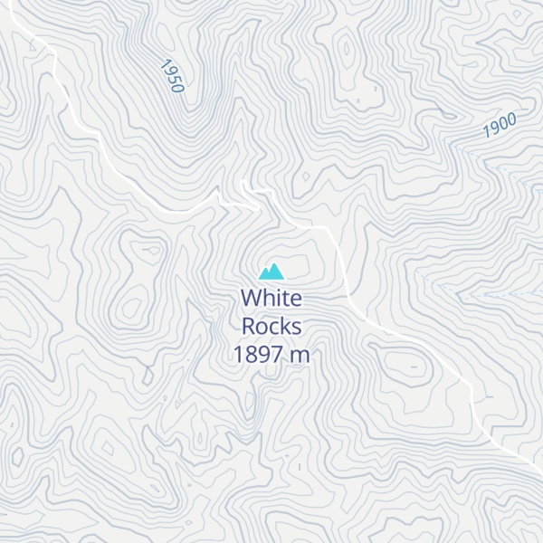 Map of White Rocks