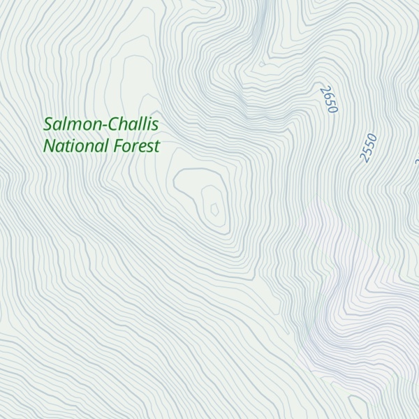 Map of Sal Mountain