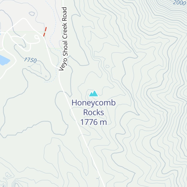 Map of Honeycomb Rocks