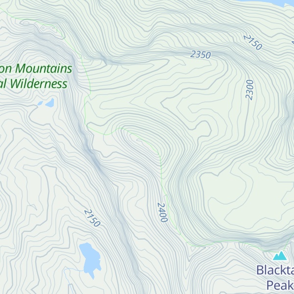 Map of Weather Peak