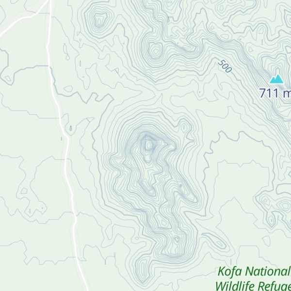 Map of Courthouse Mountain