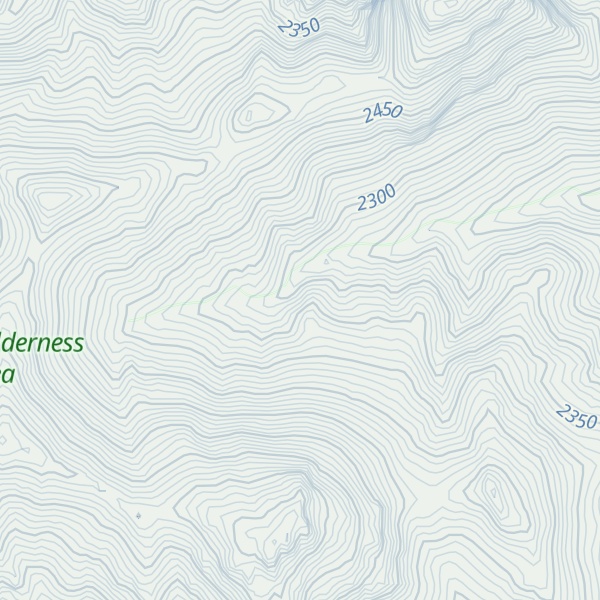Map of Middle Canyon Rock