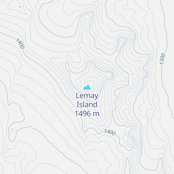 Map of Lemay Island
