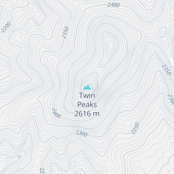 Map of Twin Peaks