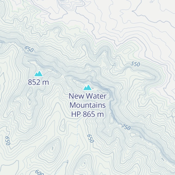 Map of New Water Mountains HP