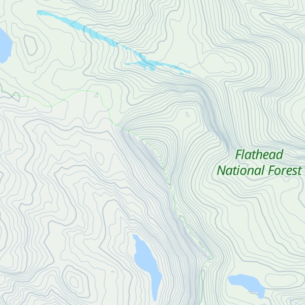 Map of High Park Peak