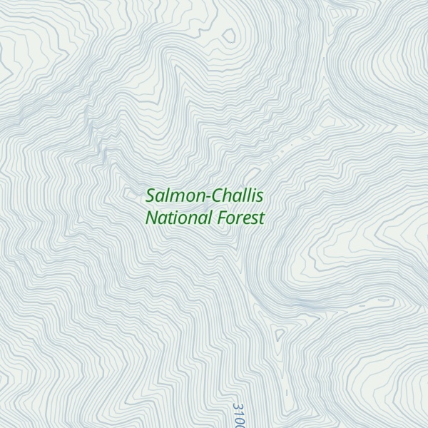 Map of Dickey Peak