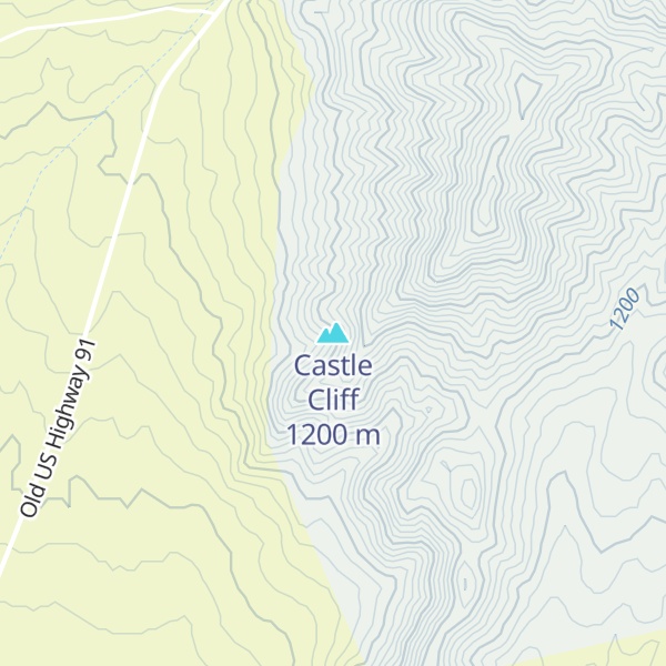 Map of Castle Cliff