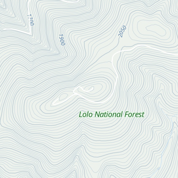 Map of Miller Peak