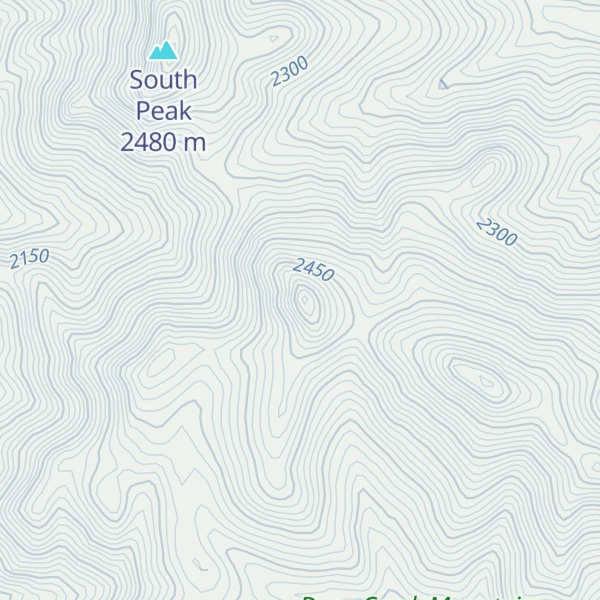 Map of Ibapah Peak