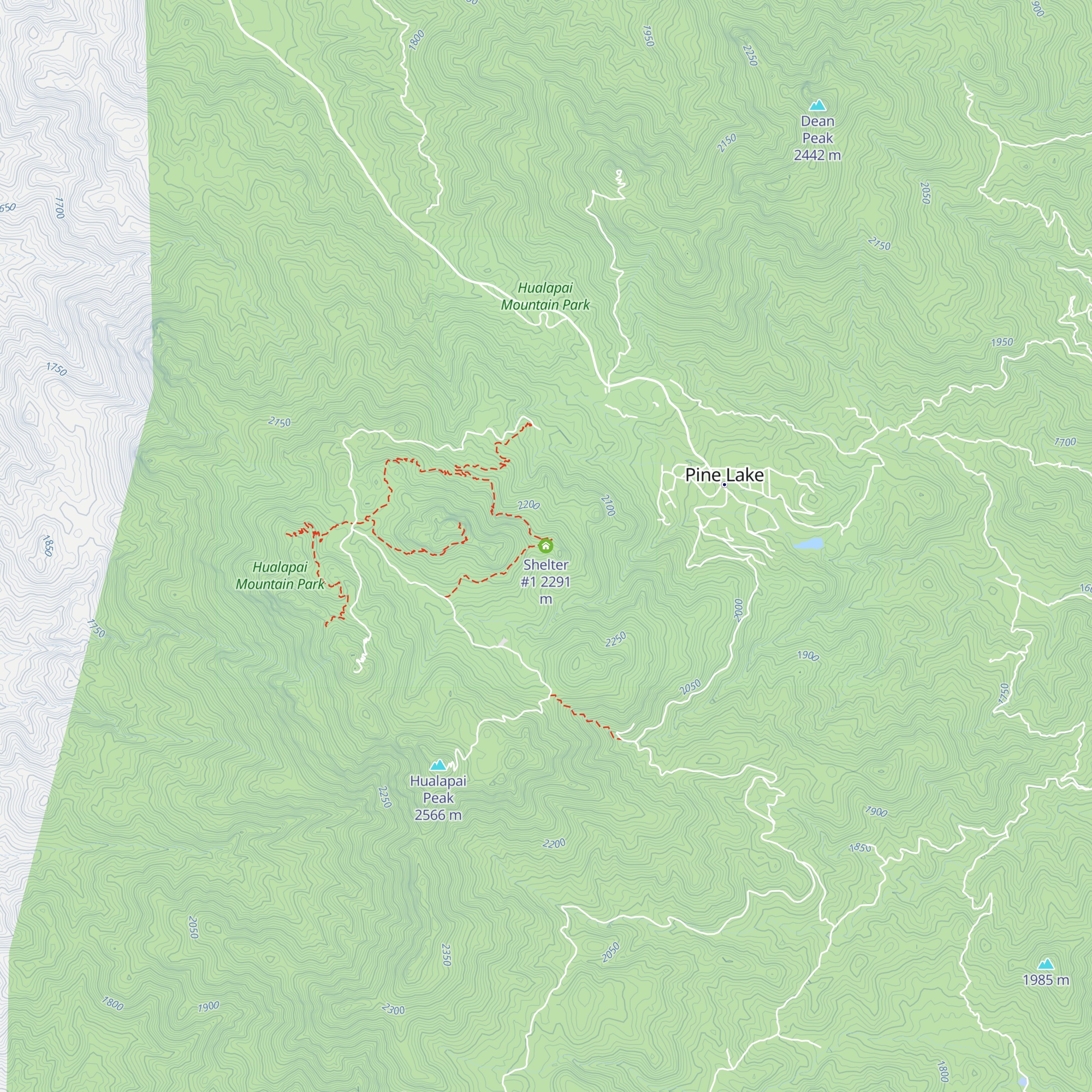 Shelter #1 map