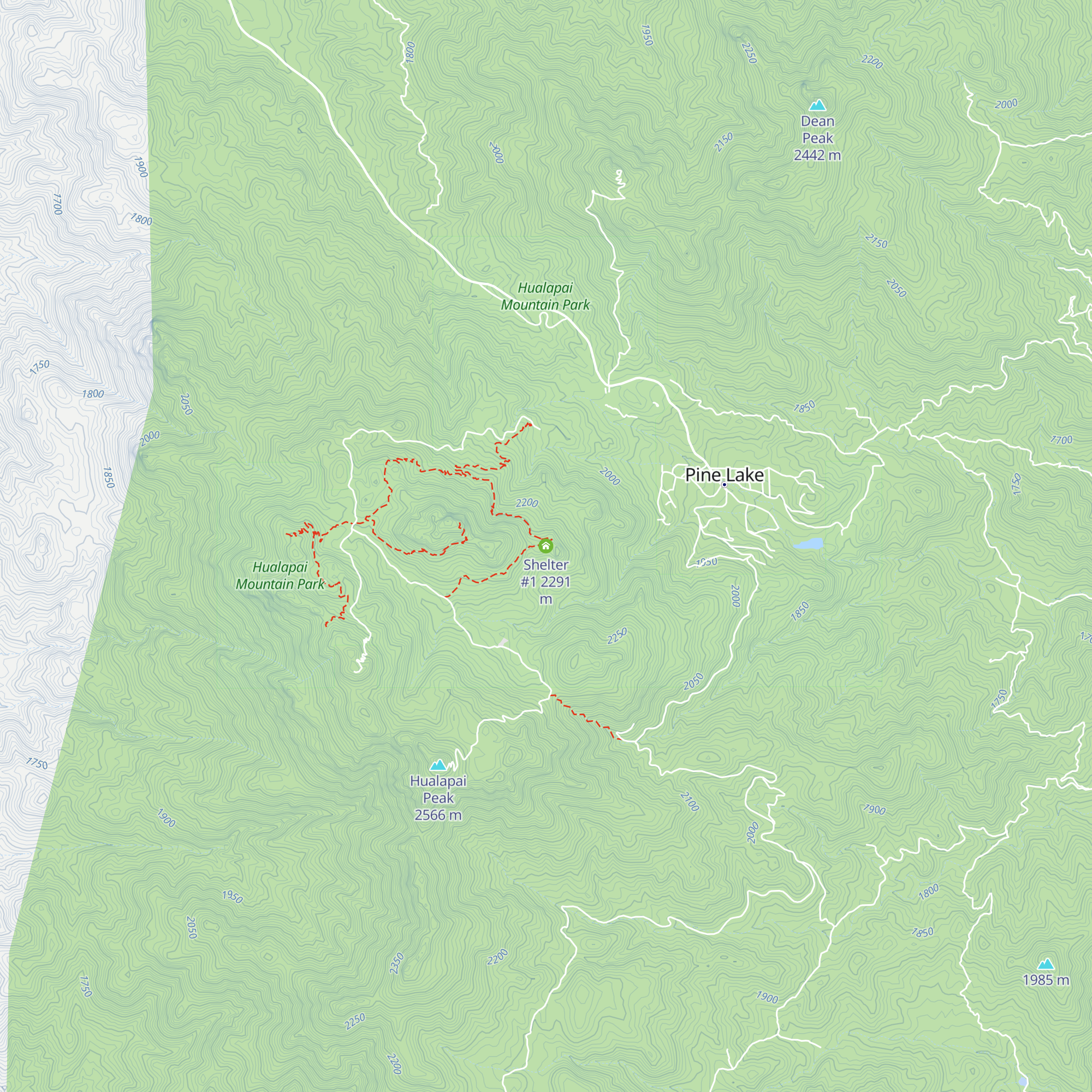 Shelter #1 map