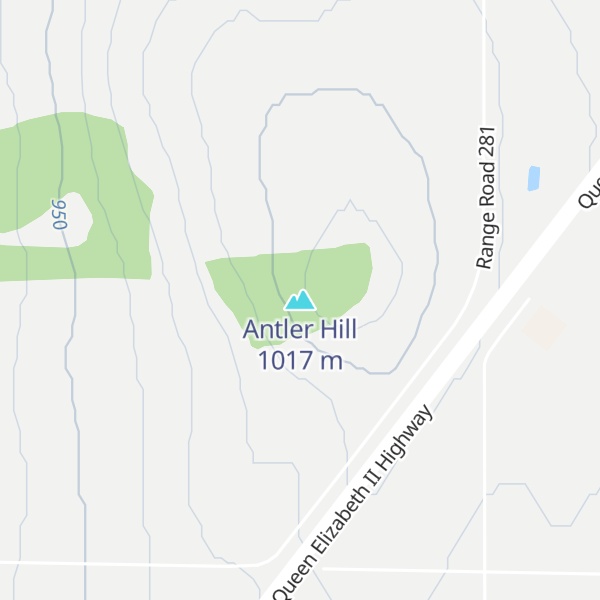 Map of Antler Hill