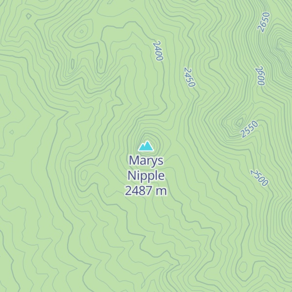 Map of Marys Nipple