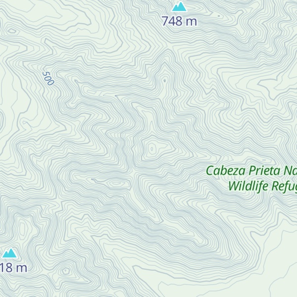 Map of Buck Peak