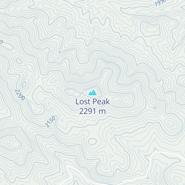 Map of Lost Peak