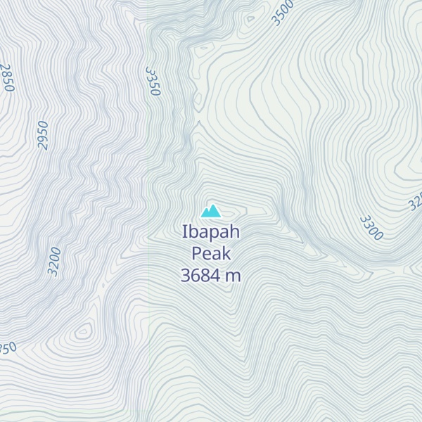 Map of Ibapah Peak