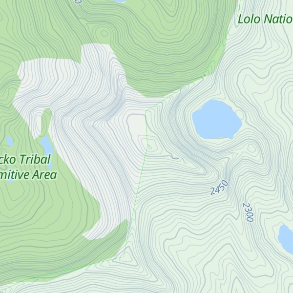 Map of McLeod Peak