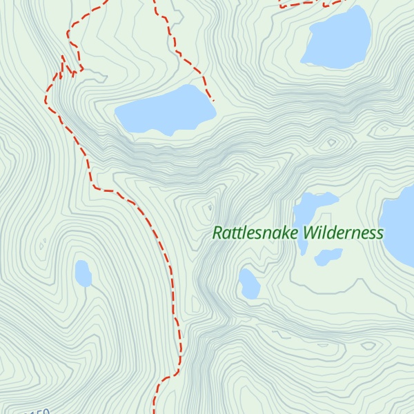 Map of Mosquito Peak