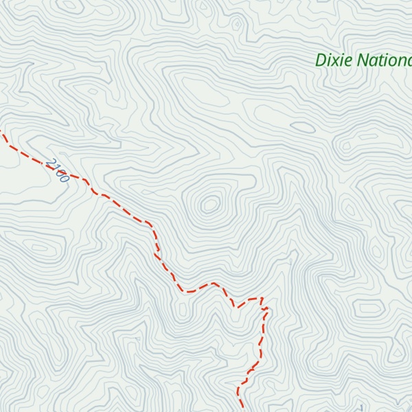 Map of Gutz Peak