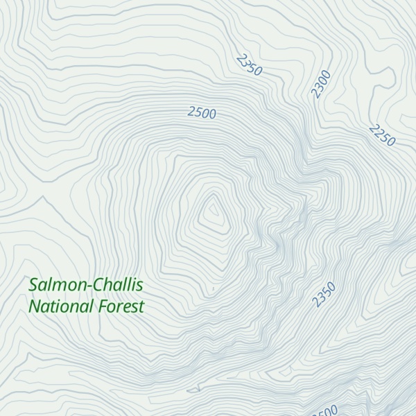 Map of Meadow Peak
