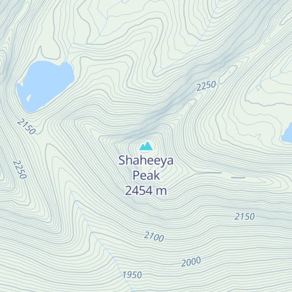 Map of Shaheeya Peak