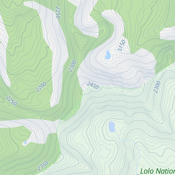 Map of Murphy Peak