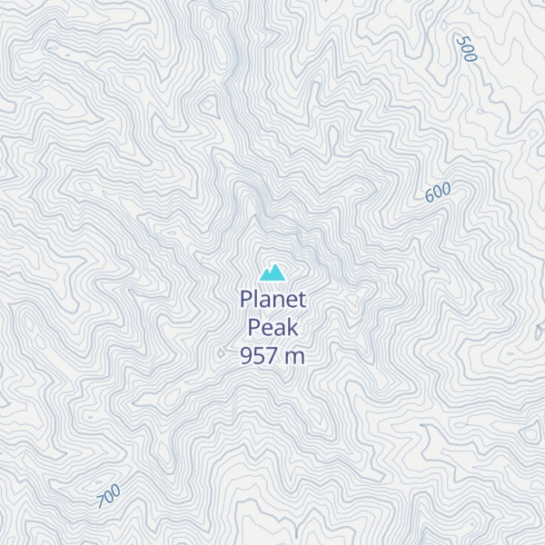 Map of Planet Peak