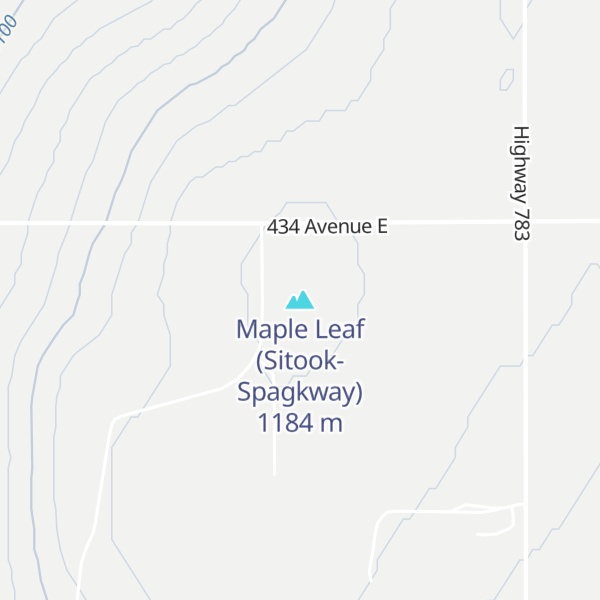 Map of Maple Leaf (Sitook-Spagkway)