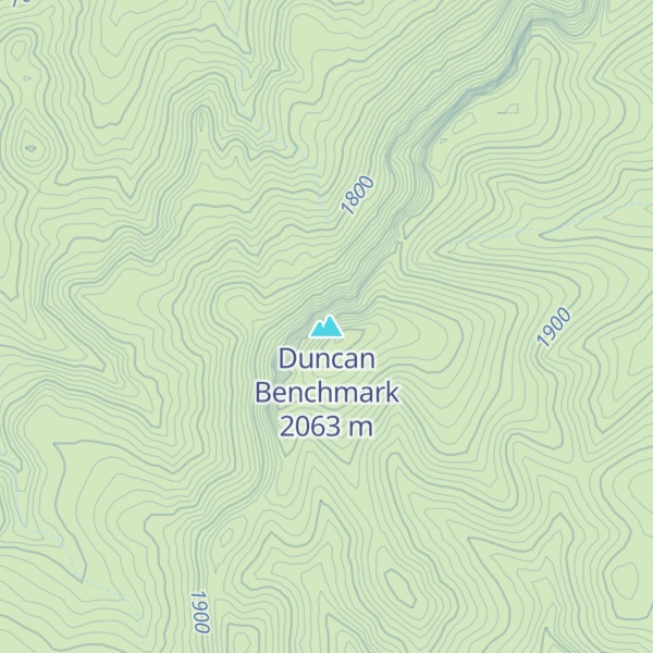 Map of Duncan Benchmark