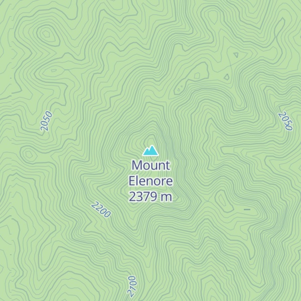 Map of Mount Elenore