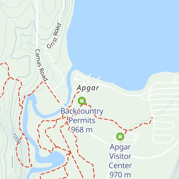 Map of Apgar Nature Center