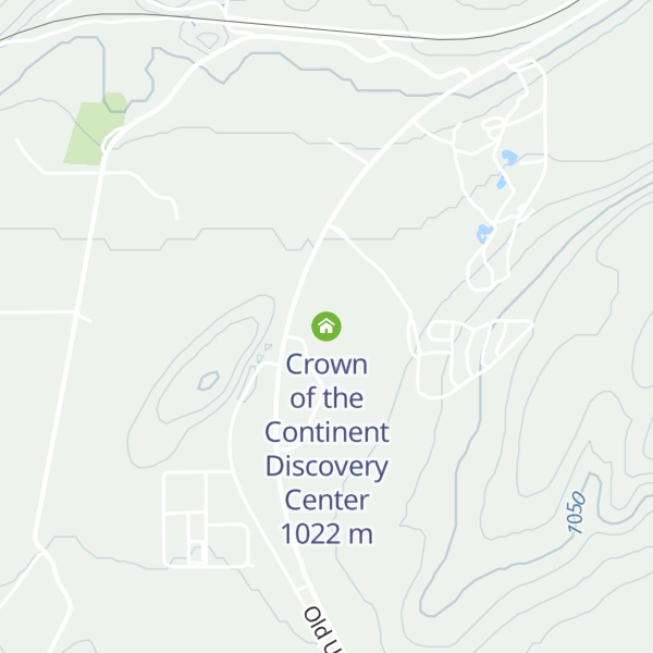 Map of Crown of the Continent Discovery Center